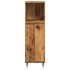 Armario de baño madera de ingeniería envejecida 30x30x100