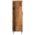 Armario de baño madera de ingeniería envejecida 30x30x100