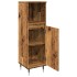 Armario de baño madera de ingeniería envejecida 30x30x100