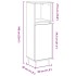 Armario de baño madera de ingeniería envejecida 30x30x100