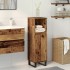 Armario de baño madera de ingeniería envejecida 30x30x100