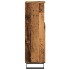 Armario de baño madera de ingeniería envejecida 30x30x100