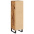 Armario de baño madera de ingeniería envejecida 30x30x100