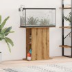 Soporte de acuario madera ingeniería roble artisan 36x75x72,5cm