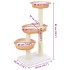 Rascador para gatos con poste de sisal madera natural de