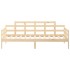 Sofá cama sin colchón madera maciza de pino 90x200