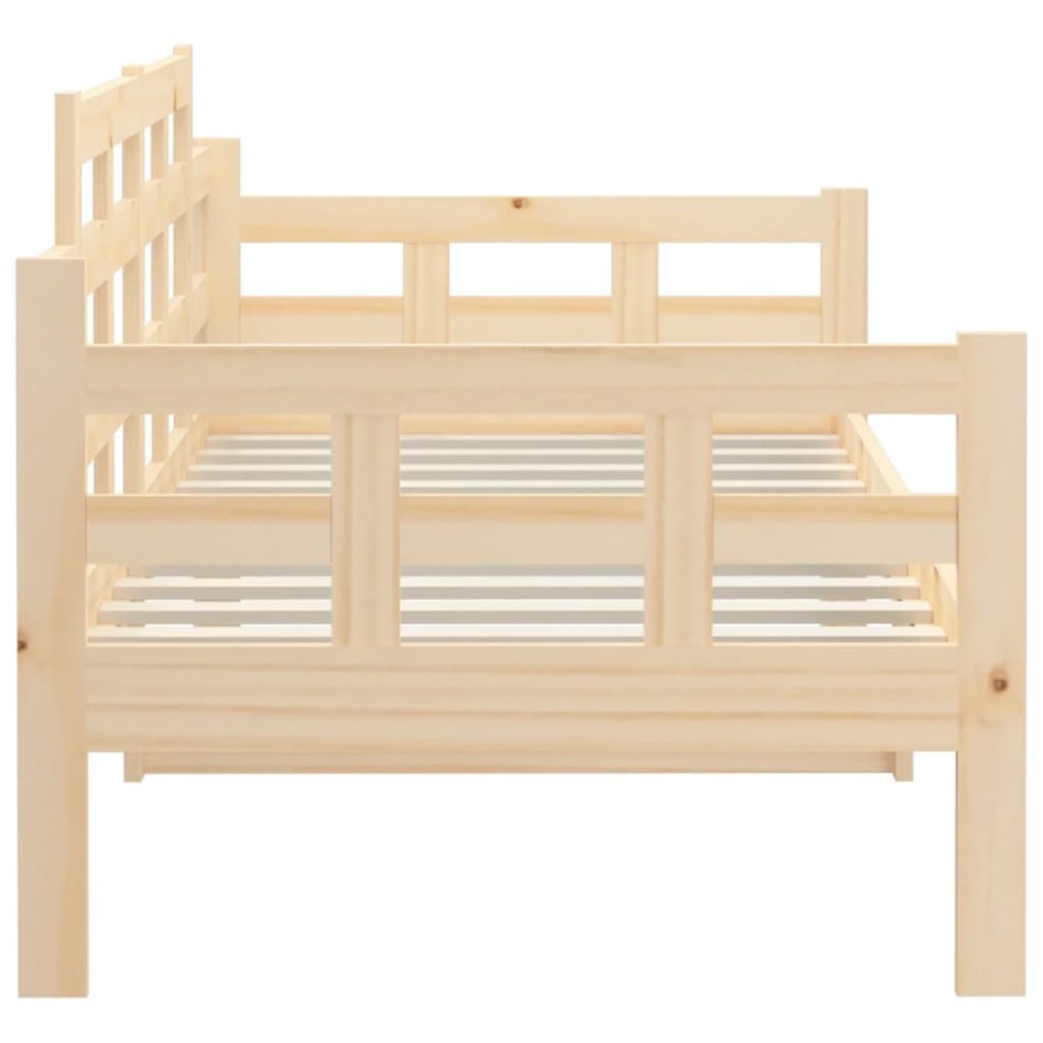 Sofá cama sin colchón madera maciza de pino 90x200