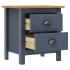 Mesita de noche Hill madera maciza de pino gris 46x35x49,5