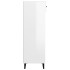 Mueble zapatero madera contrachapada blanco brillo 60x35x105