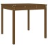 Mesa de jardín madera maciza pino marrón miel 82,5x82,5x76