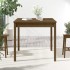 Mesa de jardín madera maciza pino marrón miel 82,5x82,5x76