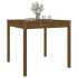 Mesa de jardín madera maciza pino marrón miel 82,5x82,5x76