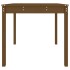 Mesa de jardín madera maciza pino marrón miel 82,5x82,5x76
