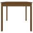 Mesa de jardín madera maciza pino marrón miel 82,5x82,5x76
