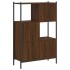Estantería madera de ingeniería marrón roble 72x28x109