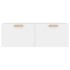 Armario de pared madera contrachapada blanco 100x36,5x35