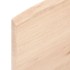Tablero de mesa madera maciza de roble sin tratar 80x60x2