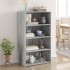 Aparador alto madera de ingeniería gris Sonoma 70x41x124