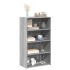 Aparador alto madera de ingeniería gris Sonoma 70x41x124