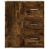 Aparador de madera de ingeniería roble ahumado 60x31x70