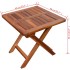 Tumbona ajustable con mesita madera maciza de