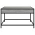 Mesa de centro con Infinity LED gris Sonoma 70x50x41