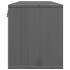 Armario de pared de madera maciza de pino gris 100x30x35