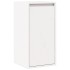 Armario de pared 2 uds madera maciza de pino blanco 30x30x60