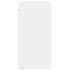 Armario de pared 2 uds madera maciza de pino blanco 30x30x60
