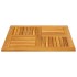 Tablero de mesa cuadrado madera maciza de acacia 80x80x2,2