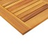 Tablero de mesa cuadrado madera maciza de acacia 80x80x2,2