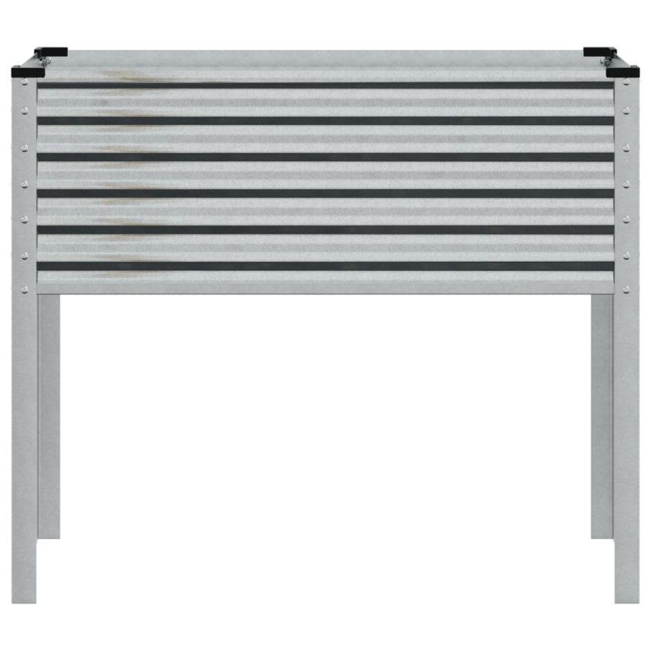 Jardinera de acero galvanizado 100x41x90