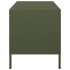 Mueble TV acero laminado en frío verde oliva 101,5x39x43,5