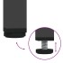 Mueble para TV acero laminado en frío negro 101,5x39x43,5