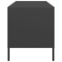 Mueble para TV acero laminado en frío negro 101,5x39x43,5
