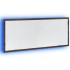 Espejo de baño LED madera ingeniería roble marrón 100x8,5x37
