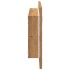 Espejo de baño LED madera ingeniería roble artisan