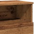 Mesita de noche madera de ingeniería envejecida 50x32x60