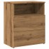 Mesita de noche madera de ingeniería roble artisan 50x32x60