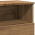 Mesita de noche madera de ingeniería roble artisan 50x32x60