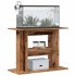 Soporte para acuario madera ingeniería envejecida 80x35x60