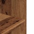 Soporte para acuario madera ingeniería envejecida 80x35x60