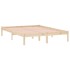Estructura de cama sin colchón madera maciza de pino 137x190