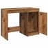 Escritorio de madera de ingeniería envejecida 100x50x76