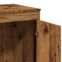 Escritorio de madera de ingeniería envejecida 100x50x76