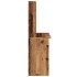 Escritorio estantes madera ingeniería envejecida 102x45x148