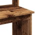 Escritorio estantes madera ingeniería envejecida 102x45x148
