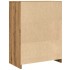 Armario de baño madera de ingeniería roble artisan 60x33x80