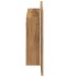 Armario con espejo y LED madera roble artisan 60x12x45