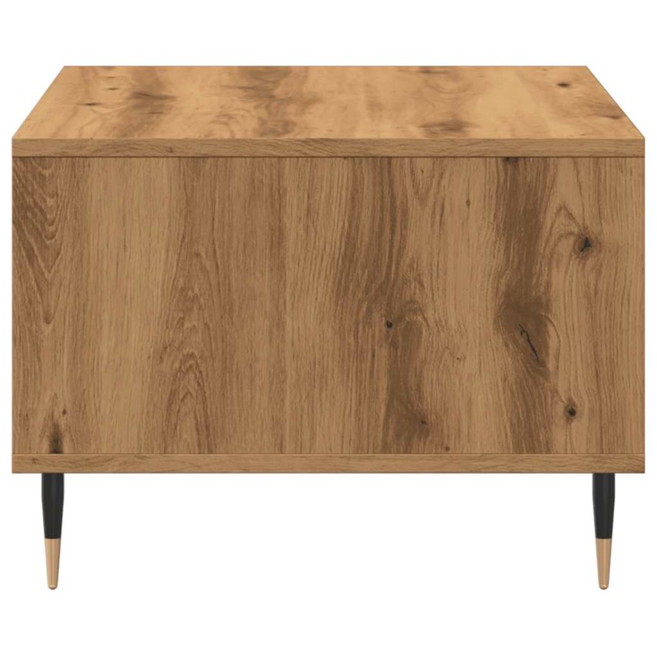 Mesa de centro madera de ingeniería roble artisan 60x50x36,5